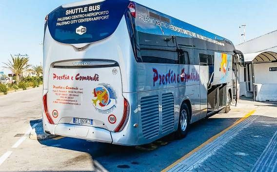 Palermo: Transfer autobusowy z/do lotniska i centrum miasta