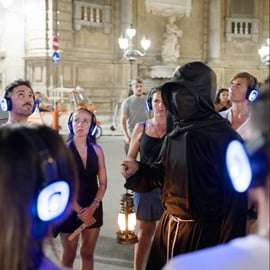 Palermo Noir: magával ragadó 3D hangélményes gyalogos túra és aperitif hajón