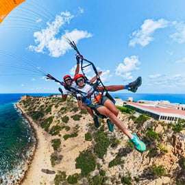 Tandemový paragliding v Palermu s mistrem světa