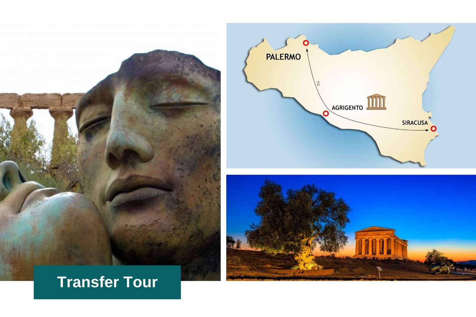 From Palermo to Siracusa with a Stop at the Valley of the Temples