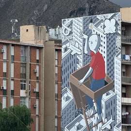 Tour de arte urbana em Palermo: murais, Kalsa e Sperone