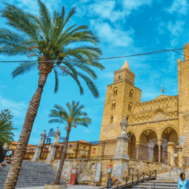 Celodenní výlet z Palerma do Cefalù a Monreale, i s lodí