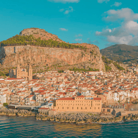 Celodenní výlet z Palerma do Cefalù a Monreale, i s lodí