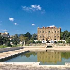 Palermo: Zisa Palace Entry Ticket with Audio Guide App