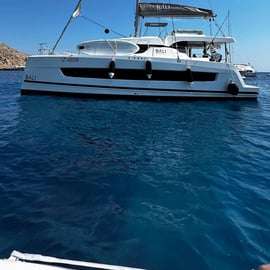 Catamaran day trip in Palermo with lunch or aperitif for 12 people