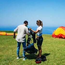 Tandemový paragliding v Palermu s mistrem světa