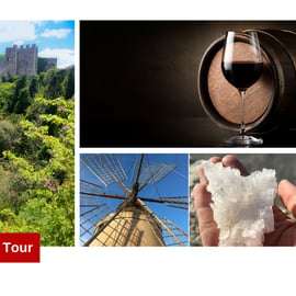 Vanuit Palermo: Erice & Marsala Zout, Olijfolie en Wijn Tour