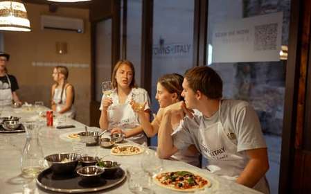 Palerme : cours de cuisine sur la pizza et le gelato avec dîner et vin