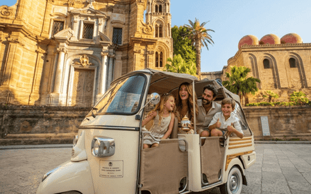 Tour en Ape Tuk Tuk por Palermo y sus mercados