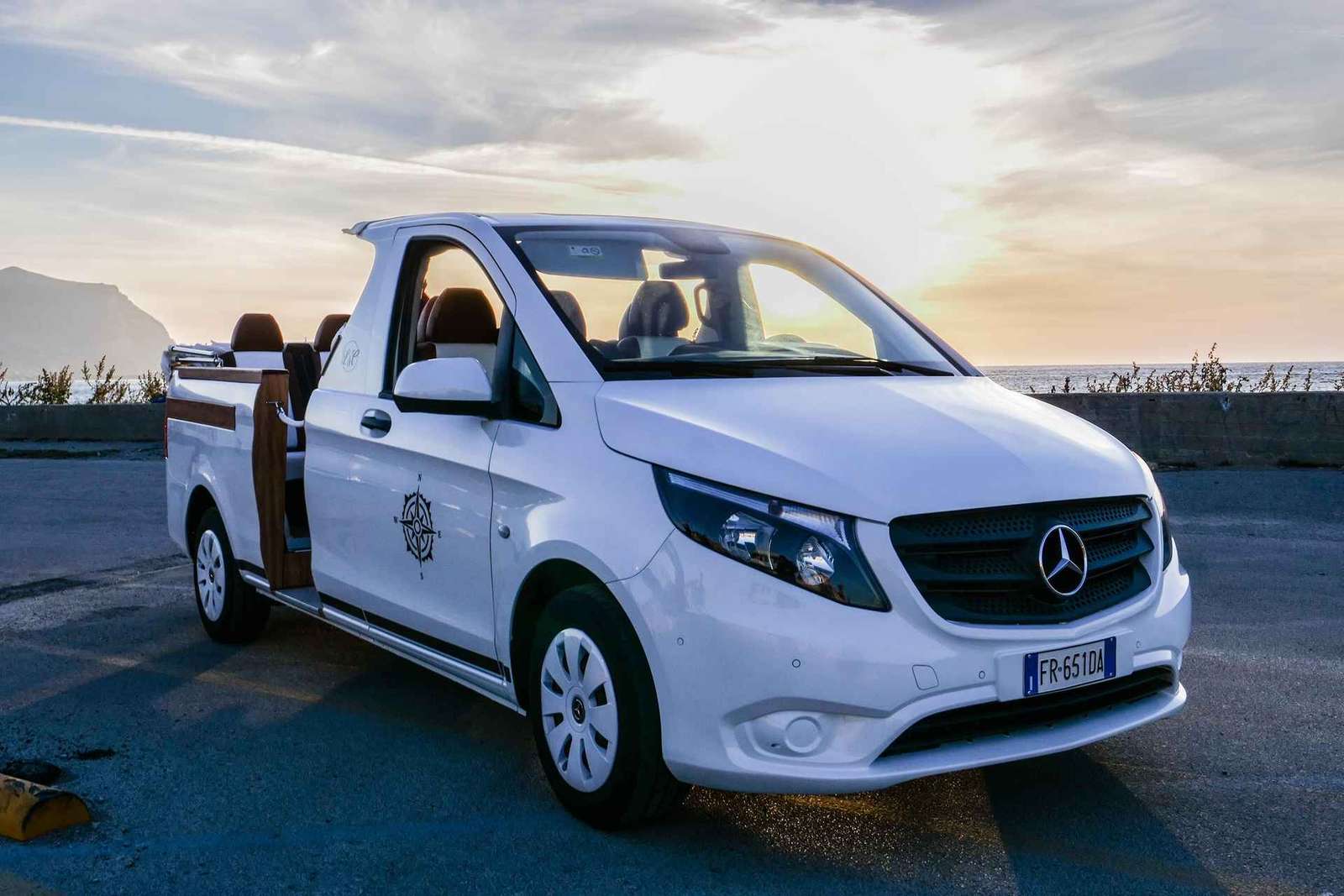 Palermo: Exclusive Private Night Tour in CruiserCar