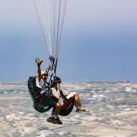 Palermo: paragliding flight with instructor foto and video