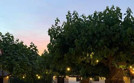 Cena tradicional siciliana en Villa Chiarelli