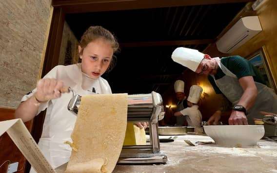 Kookles pasta en tiramisu in Palermo, bij Quattro Canti