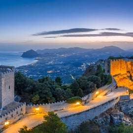 Excursion privée à Erice, Ségeste et Trapani avec chauffeur