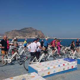 Palermo: Geführte Fahrradtour durch das historische Zentrum mit Verkostung