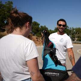 Palermo: paragliding flight with instructor foto and video