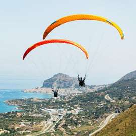 Tandemový paragliding v Palermu s mistrem světa