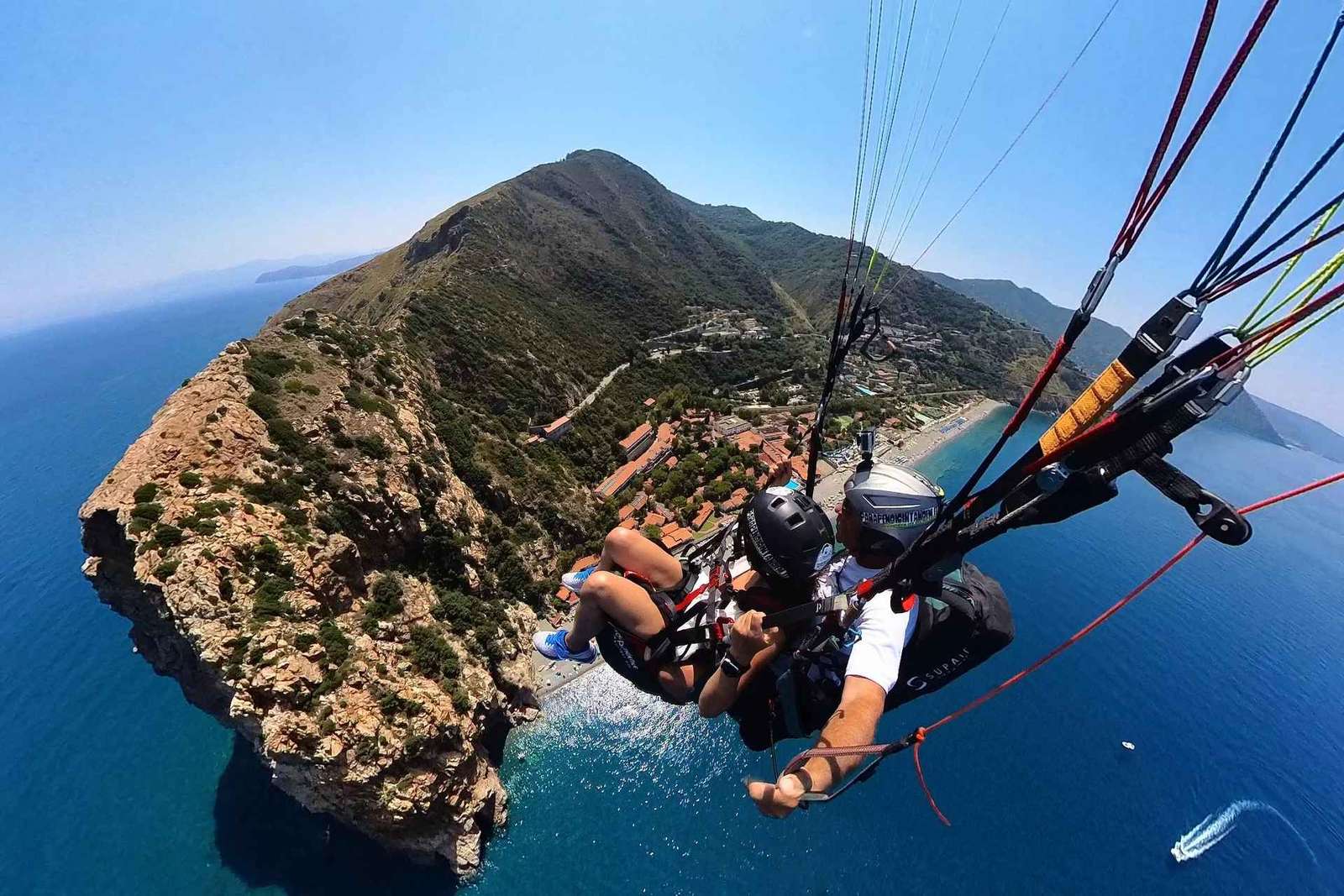 Palermo: paragliding flight with instructor foto and video