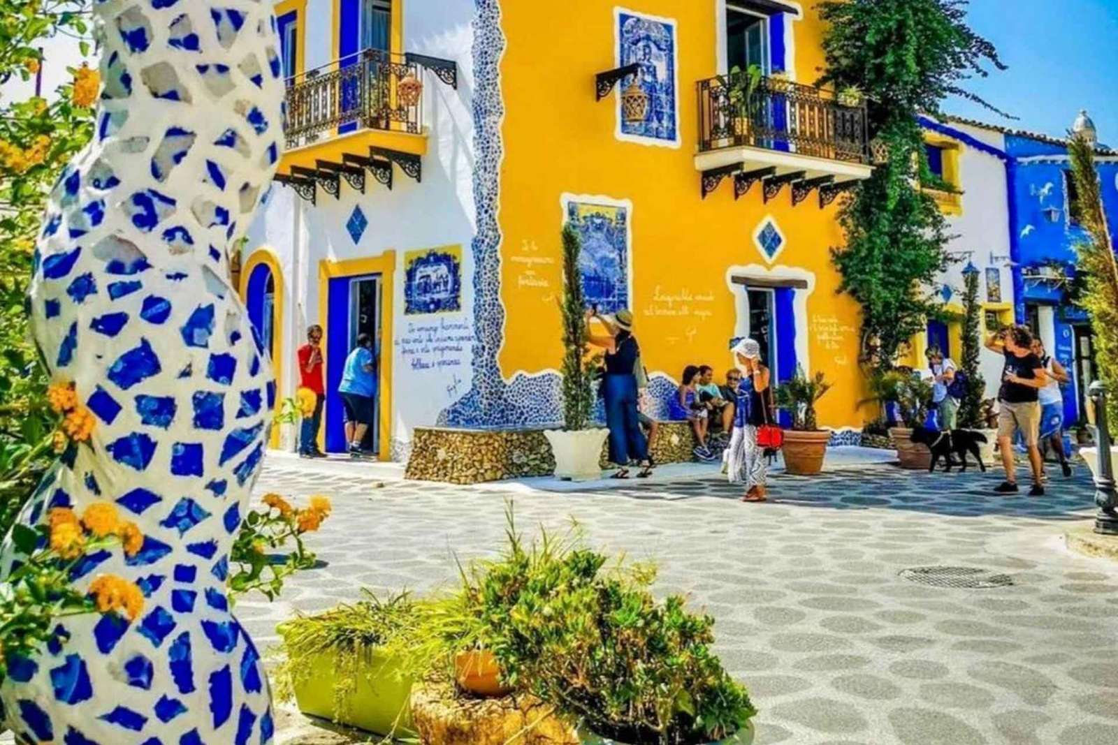 Promenade artistique à Borgo Parrini avec dégustation typique