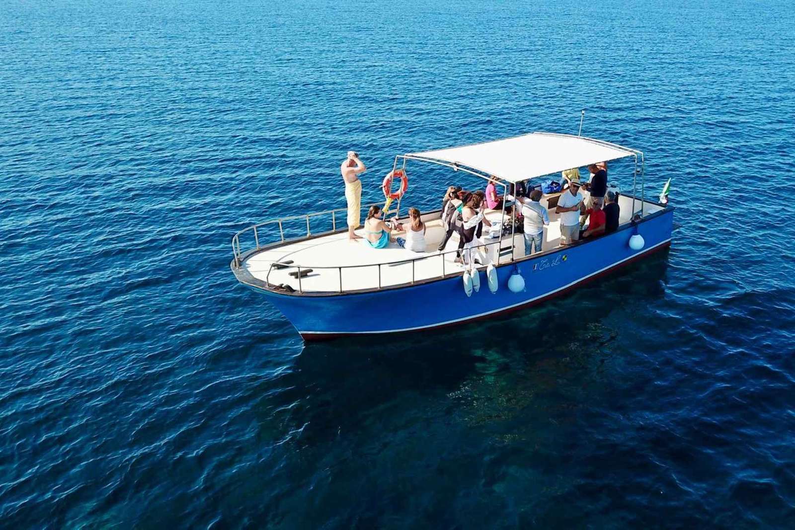 Excursion en bateau à Isola delle Femmine et snorkeling