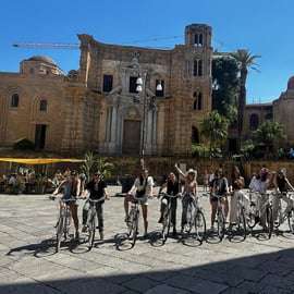 Palermo: Geführte Fahrradtour durch das historische Zentrum mit Verkostung