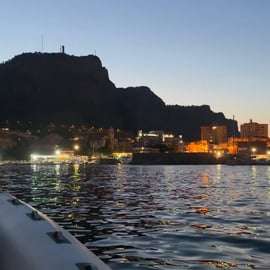 Rubberboot tour Golf van Mondello met schipper